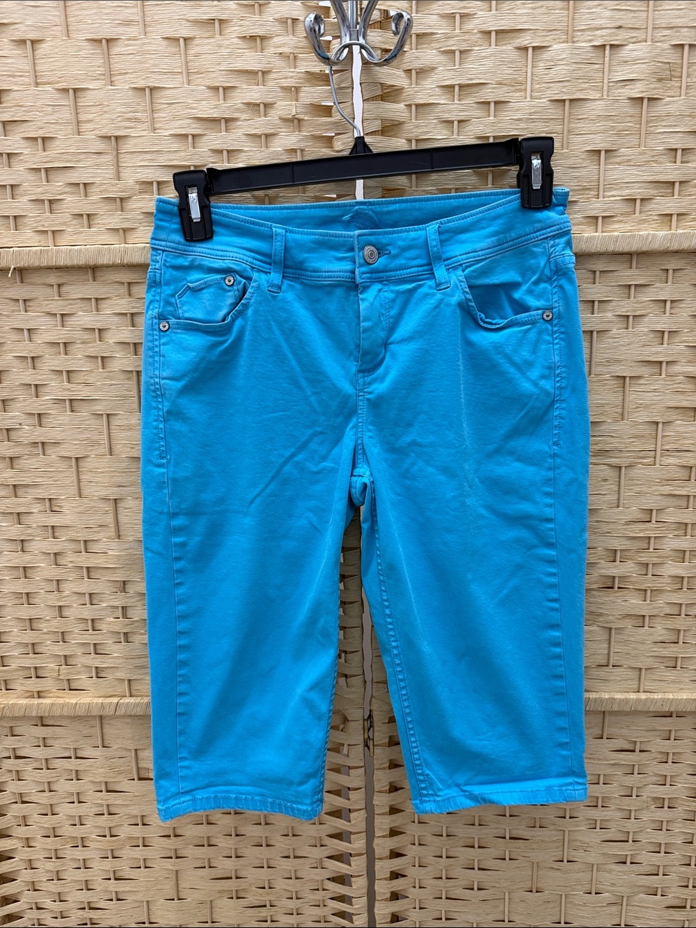 Tommy Bahama clamdigger shorts Bermuda shorts blue size 6 - Picture 3 of 9